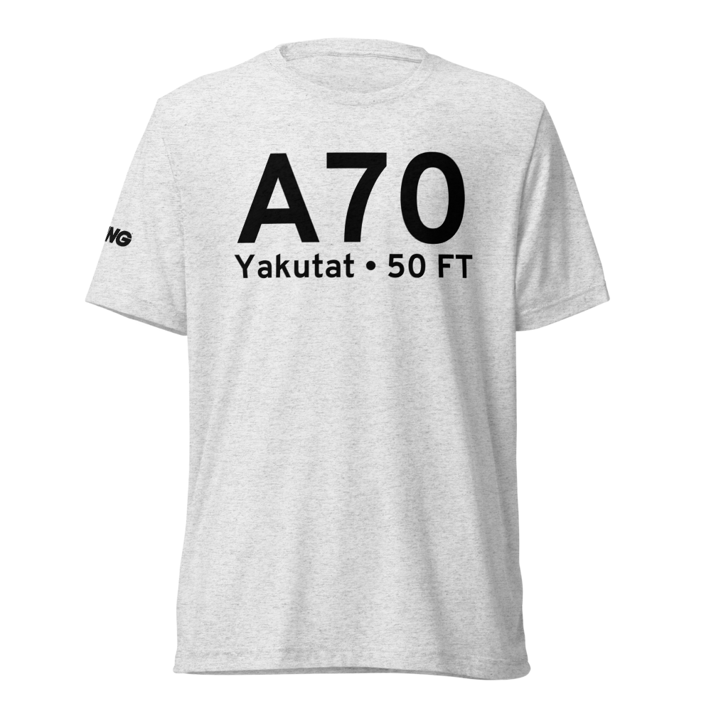 Yakutat (A70) Airport Tri-blend T-Shirt 