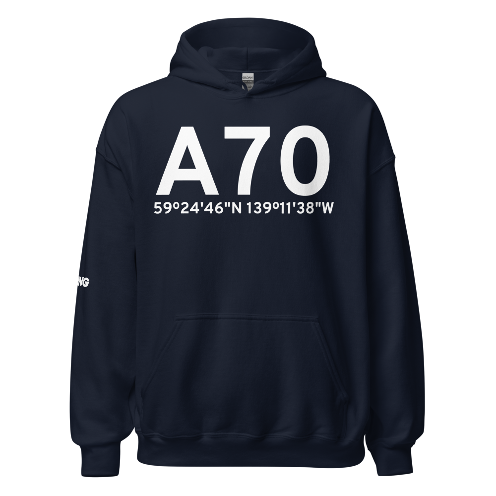 Yakutat (A70) Airport Hoodie Sweatshirt 