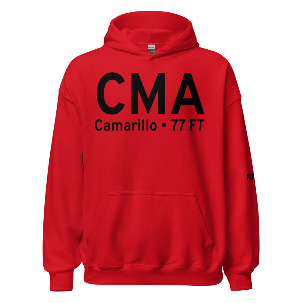Camarillo (KCMA) Airport Hoodie Sweatshirt 