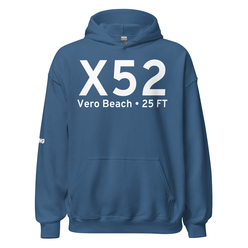 Vero Beach (X52) Airport Hoodie Sweatshirt 