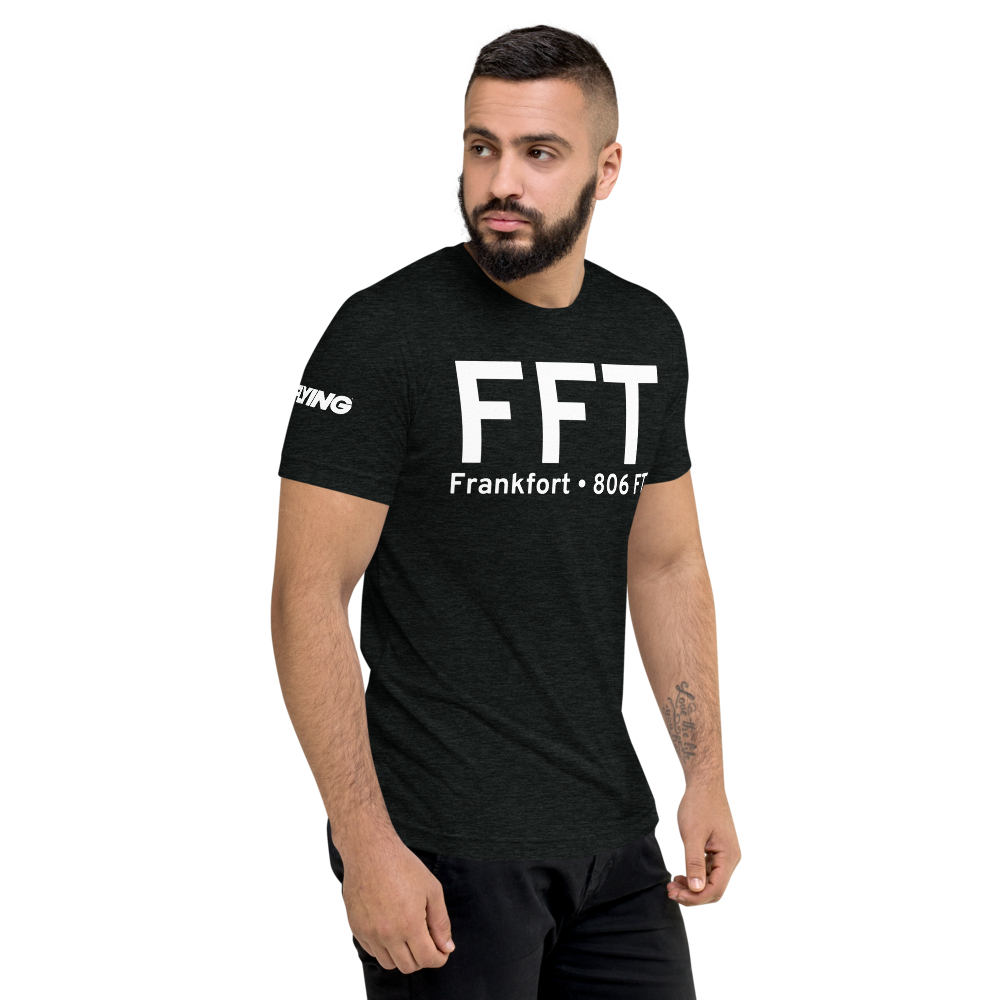 Frankfort (KFFT) Airport Tri-blend T-Shirt 