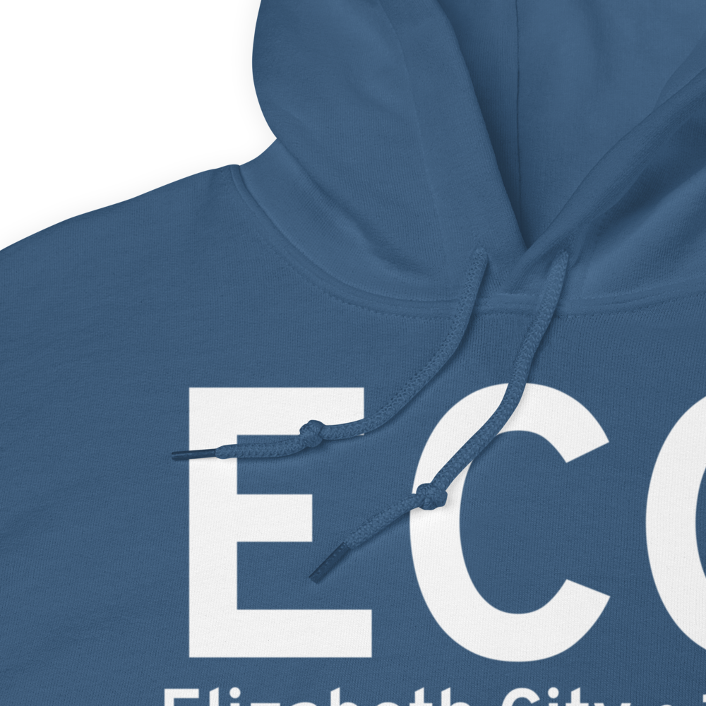 Elizabeth City (KECG) Airport Hoodie Sweatshirt 