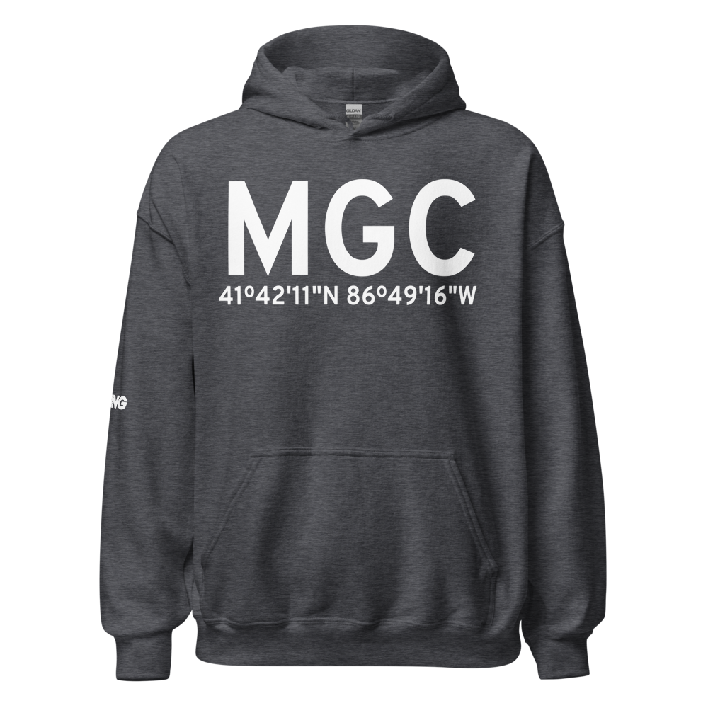 Michigan City (KMGC) Airport Hoodie Sweatshirt 