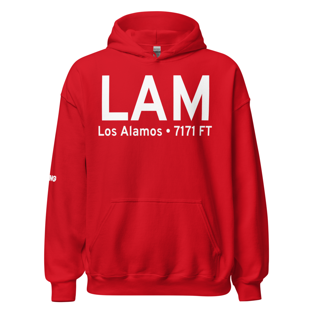 Los Alamos (KLAM) Airport Hoodie Sweatshirt 