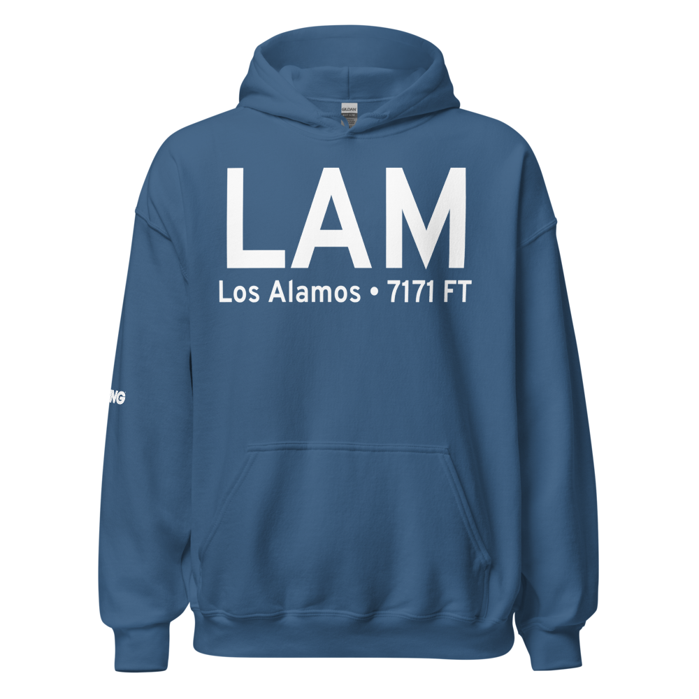 Los Alamos (KLAM) Airport Hoodie Sweatshirt 