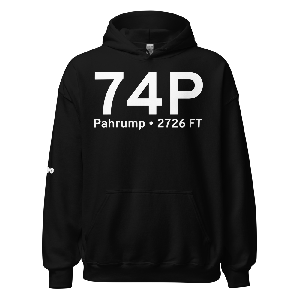 Pahrump (NV74) Airport Hoodie Sweatshirt 