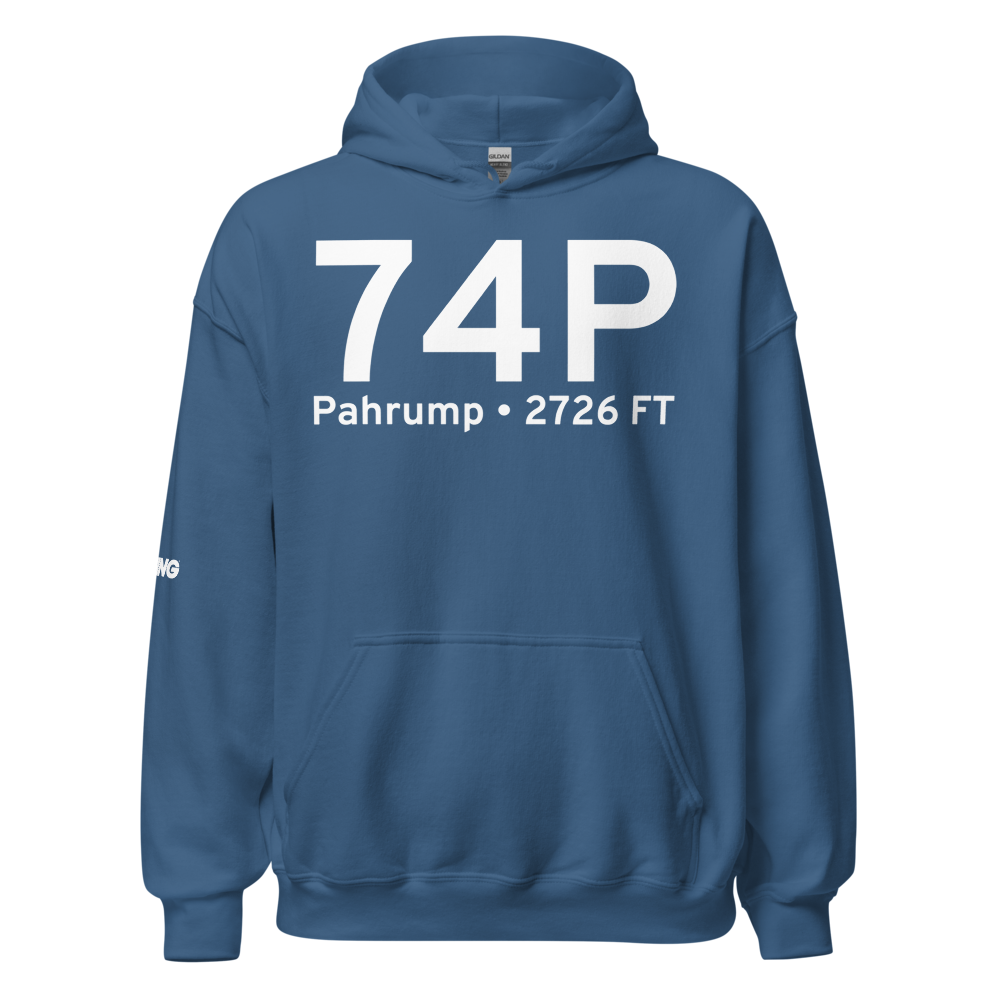 Pahrump (NV74) Airport Hoodie Sweatshirt 