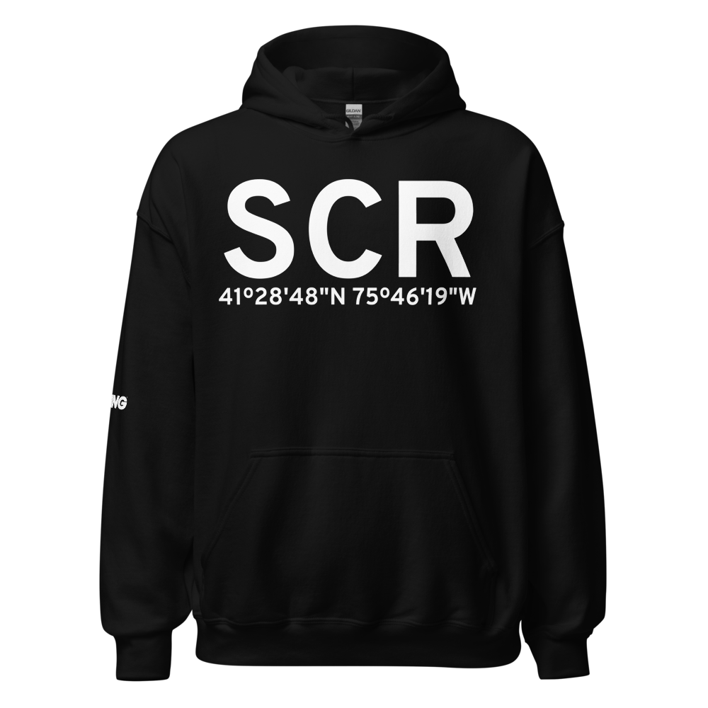 Scranton (SCR) Airport Hoodie Sweatshirt 