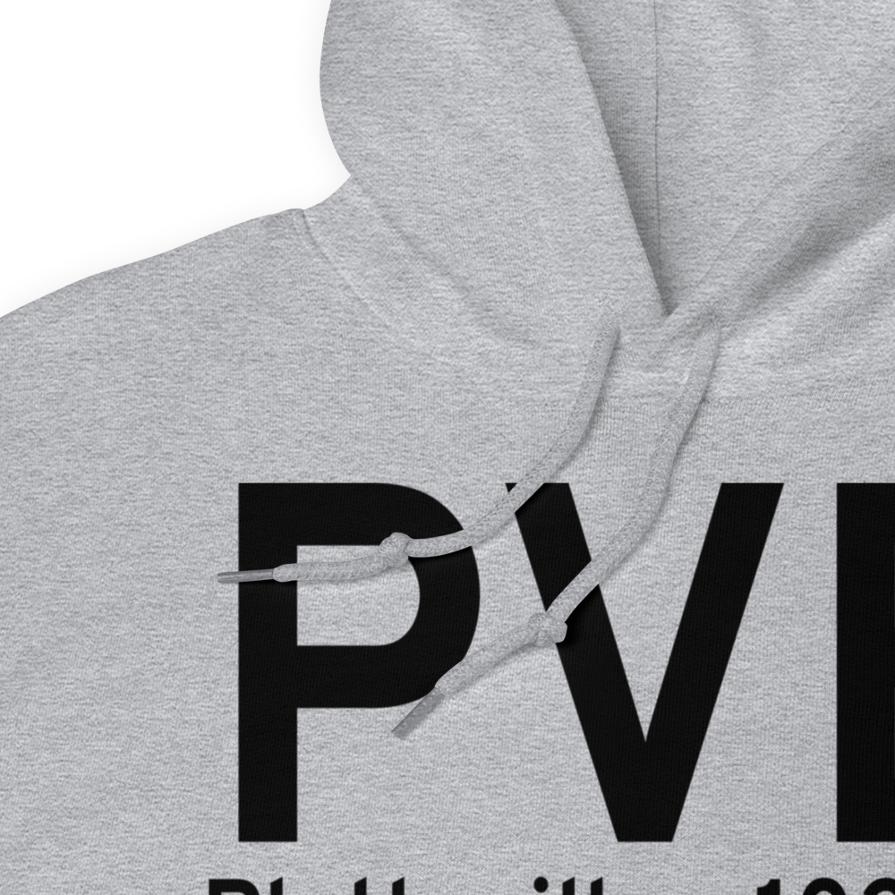 Platteville (KPVB) Airport Hoodie Sweatshirt 