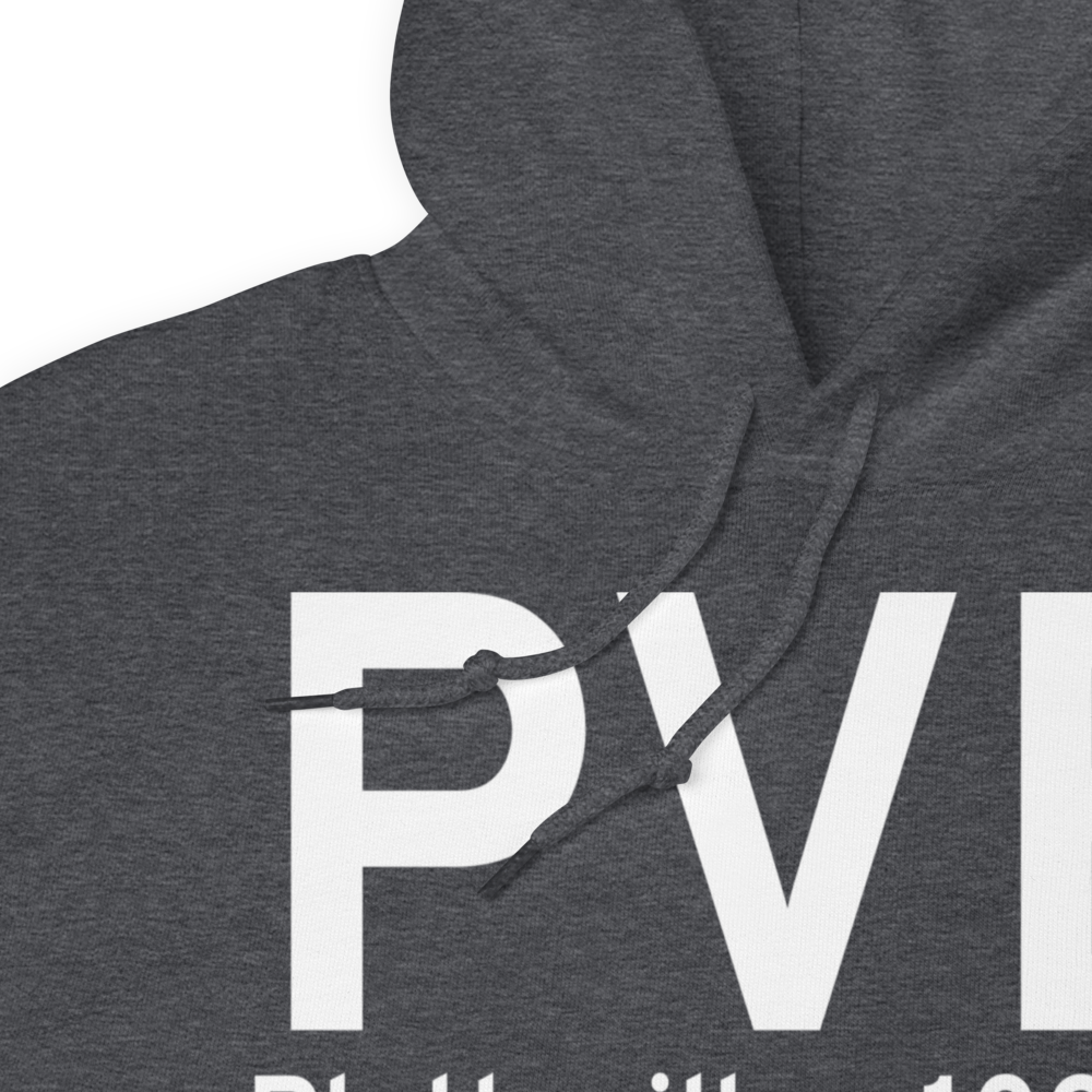 Platteville (KPVB) Airport Hoodie Sweatshirt 