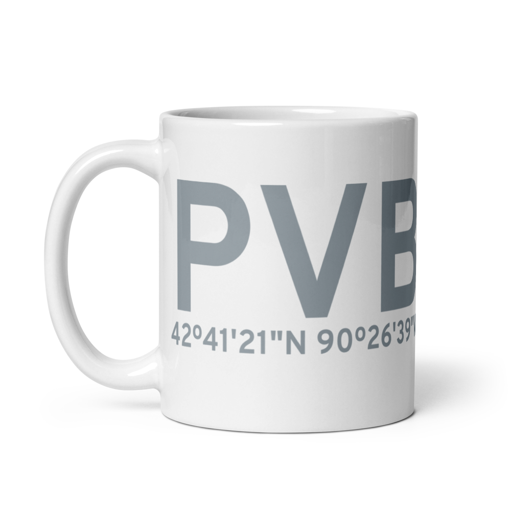 Platteville (KPVB) Airport Mug 