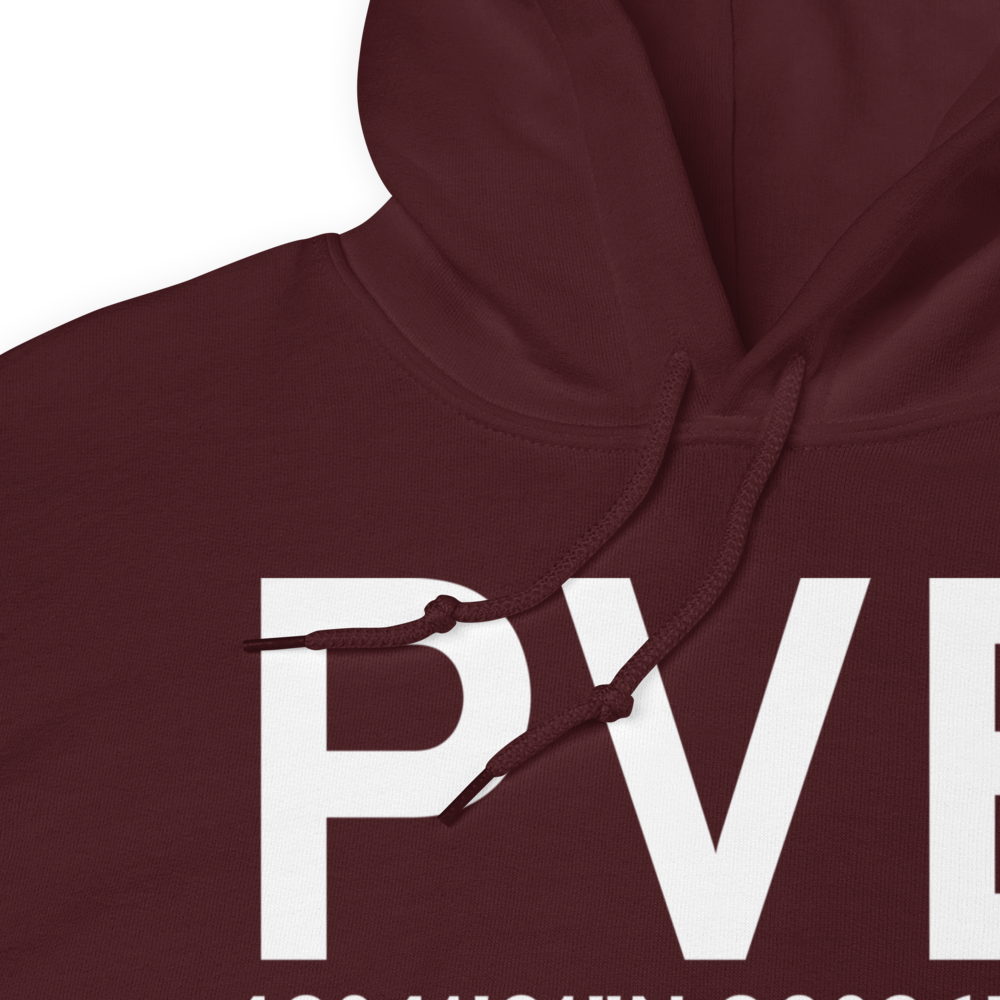Platteville (KPVB) Airport Hoodie Sweatshirt 
