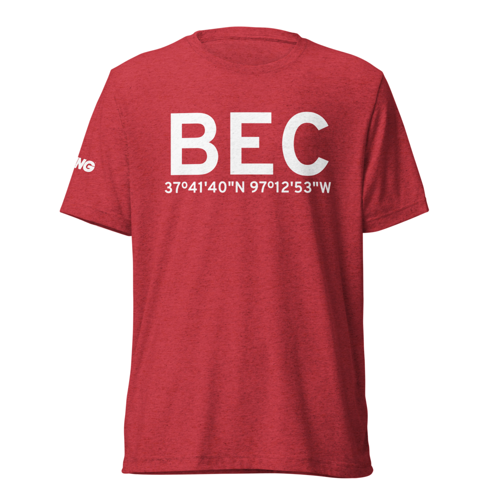 Wichita (KBEC) Airport Tri-blend T-Shirt 