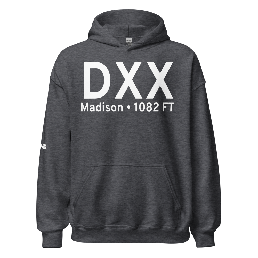 Madison (KDXX) Airport Hoodie Sweatshirt 