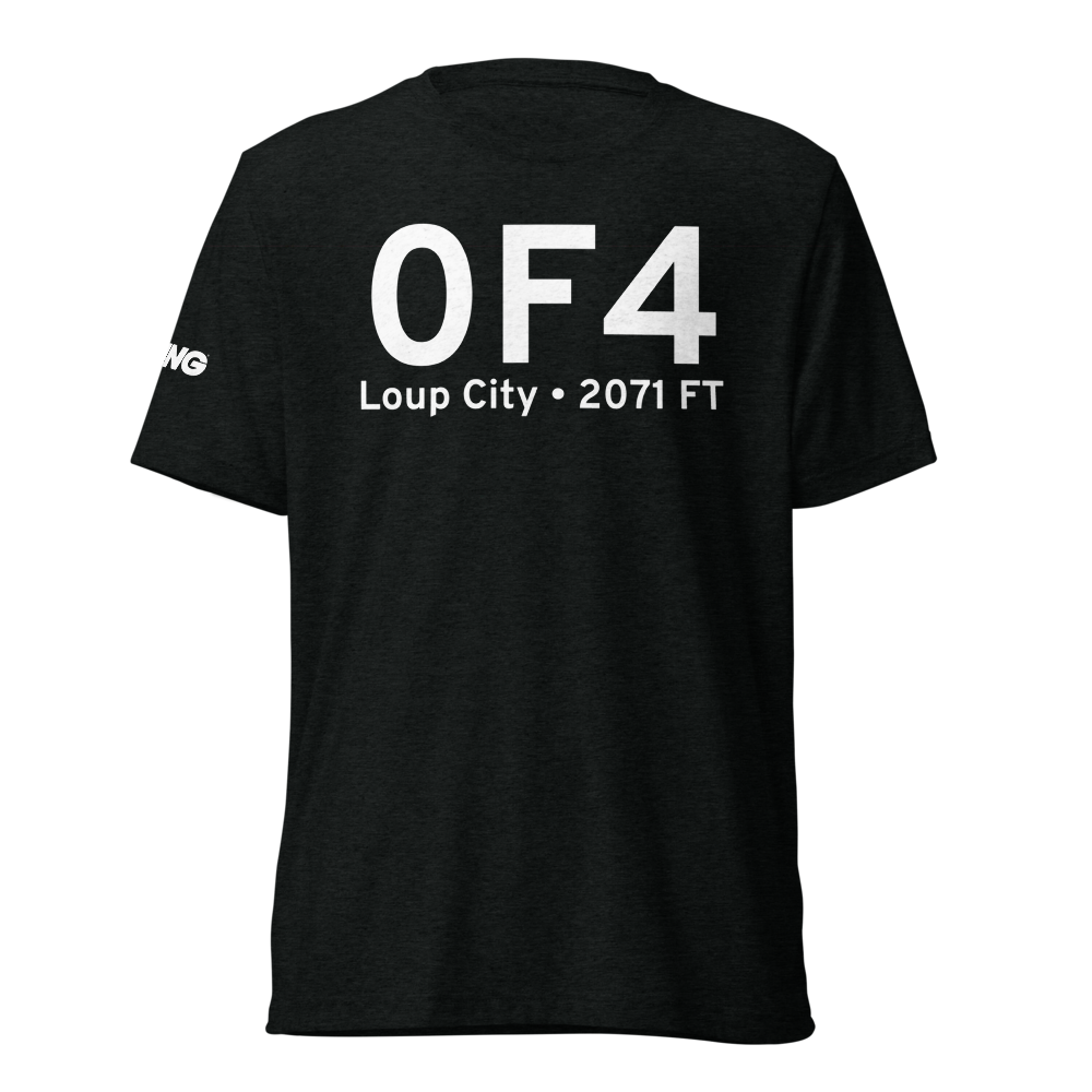 Loup City (K0F4) Airport Tri-blend T-Shirt 