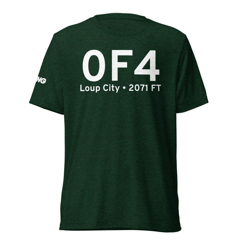 Loup City (K0F4) Airport Tri-blend T-Shirt 