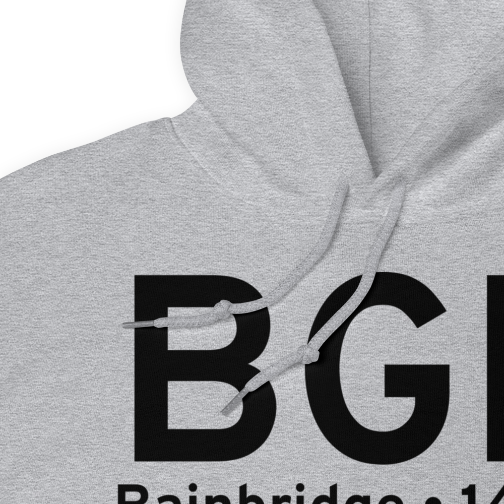 Bainbridge (KBGE) Airport Hoodie Sweatshirt 
