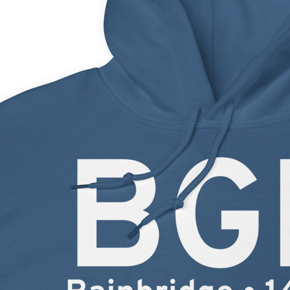 Bainbridge (KBGE) Airport Hoodie Sweatshirt 