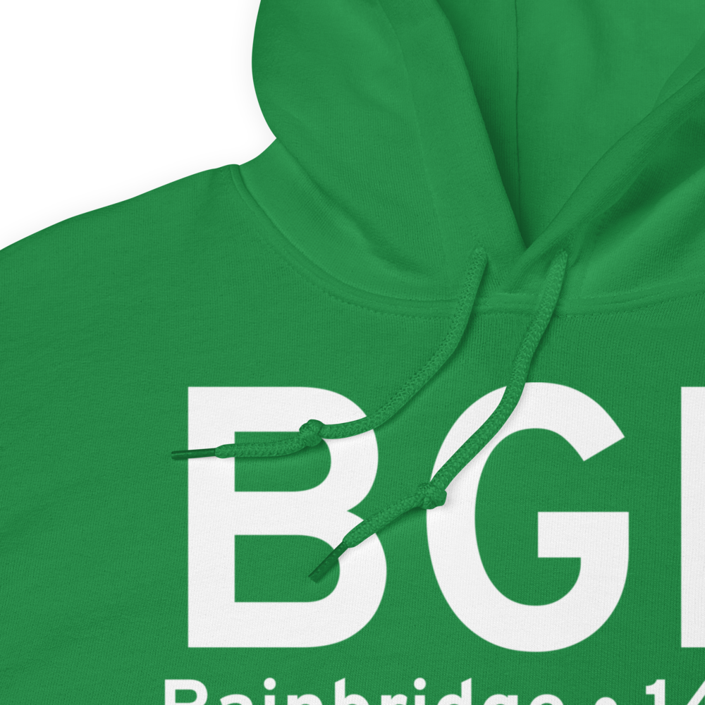 Bainbridge (KBGE) Airport Hoodie Sweatshirt 
