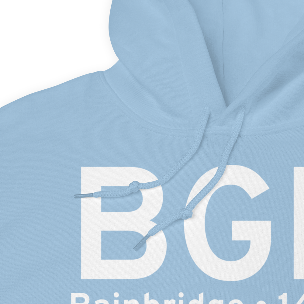 Bainbridge (KBGE) Airport Hoodie Sweatshirt 