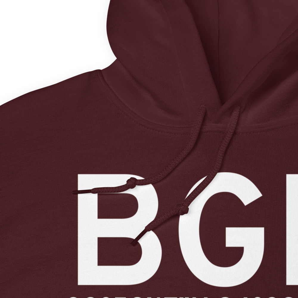 Bainbridge (KBGE) Airport Hoodie Sweatshirt 