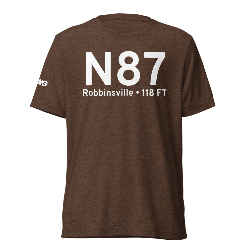 Robbinsville (KN87) Airport Tri-blend T-Shirt 