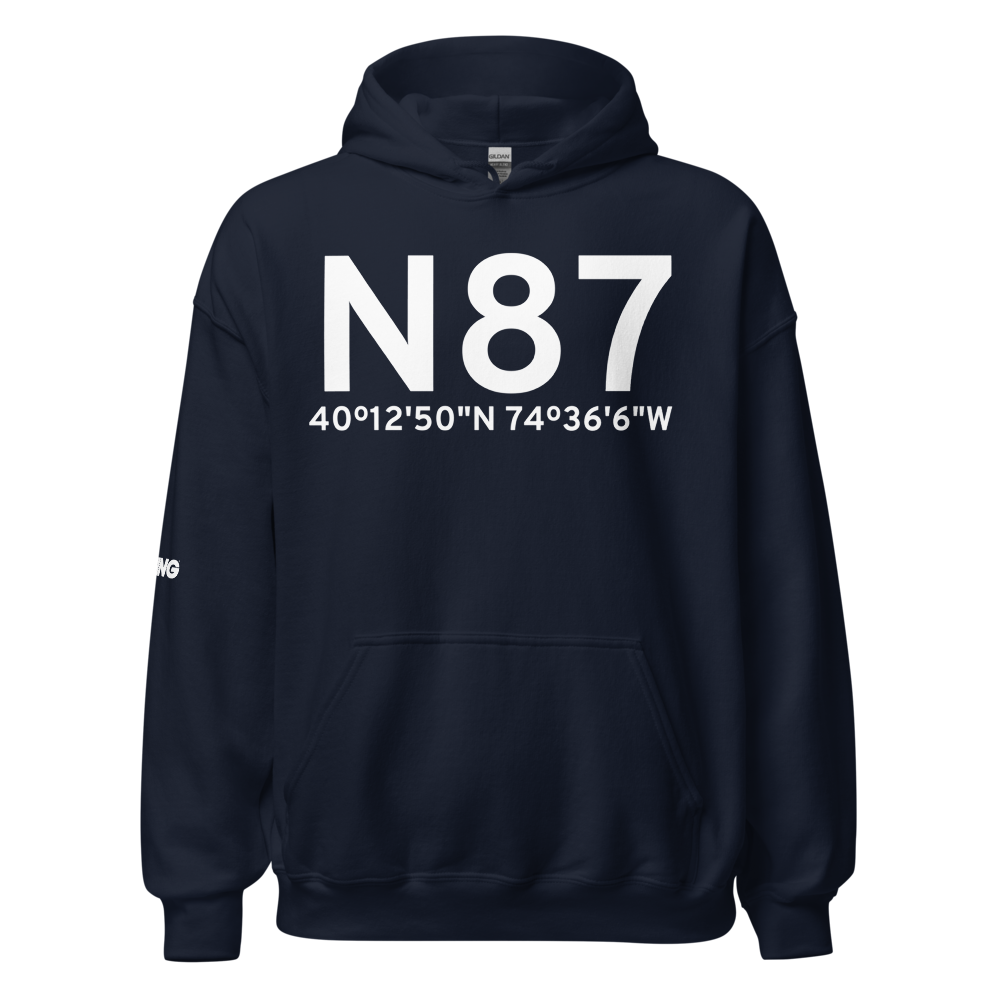Robbinsville (KN87) Airport Hoodie Sweatshirt 