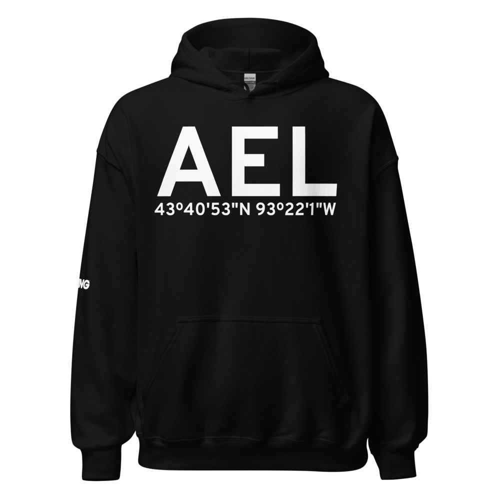 Albert Lea (KAEL) Airport Hoodie Sweatshirt 