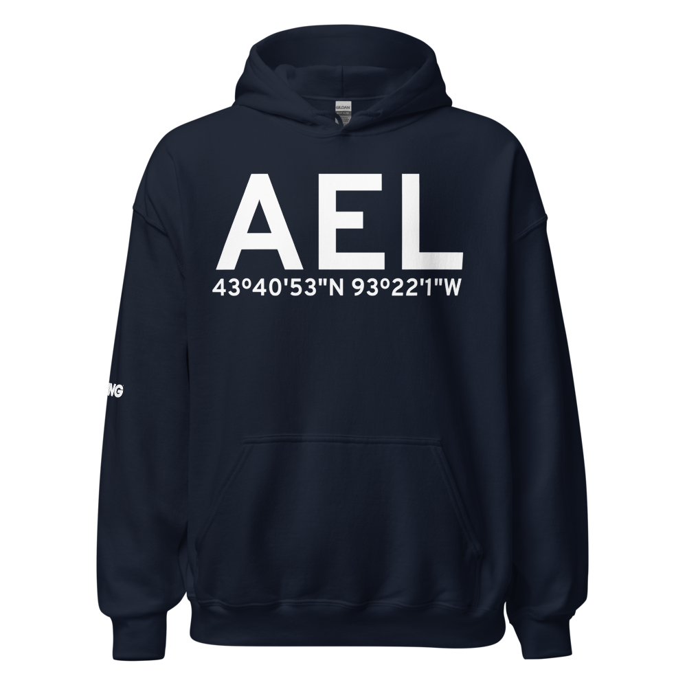 Albert Lea (KAEL) Airport Hoodie Sweatshirt 