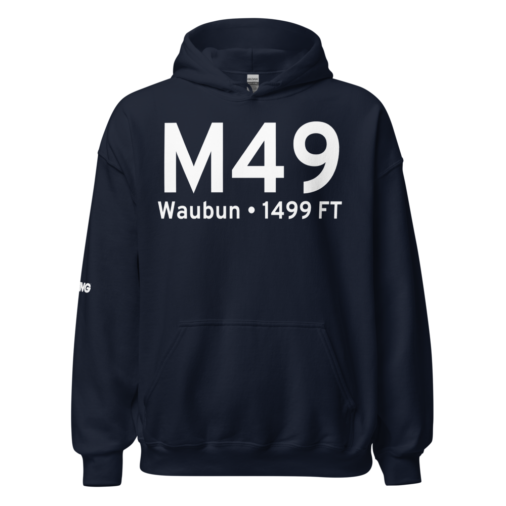 Waubun (M49) Airport Hoodie Sweatshirt 