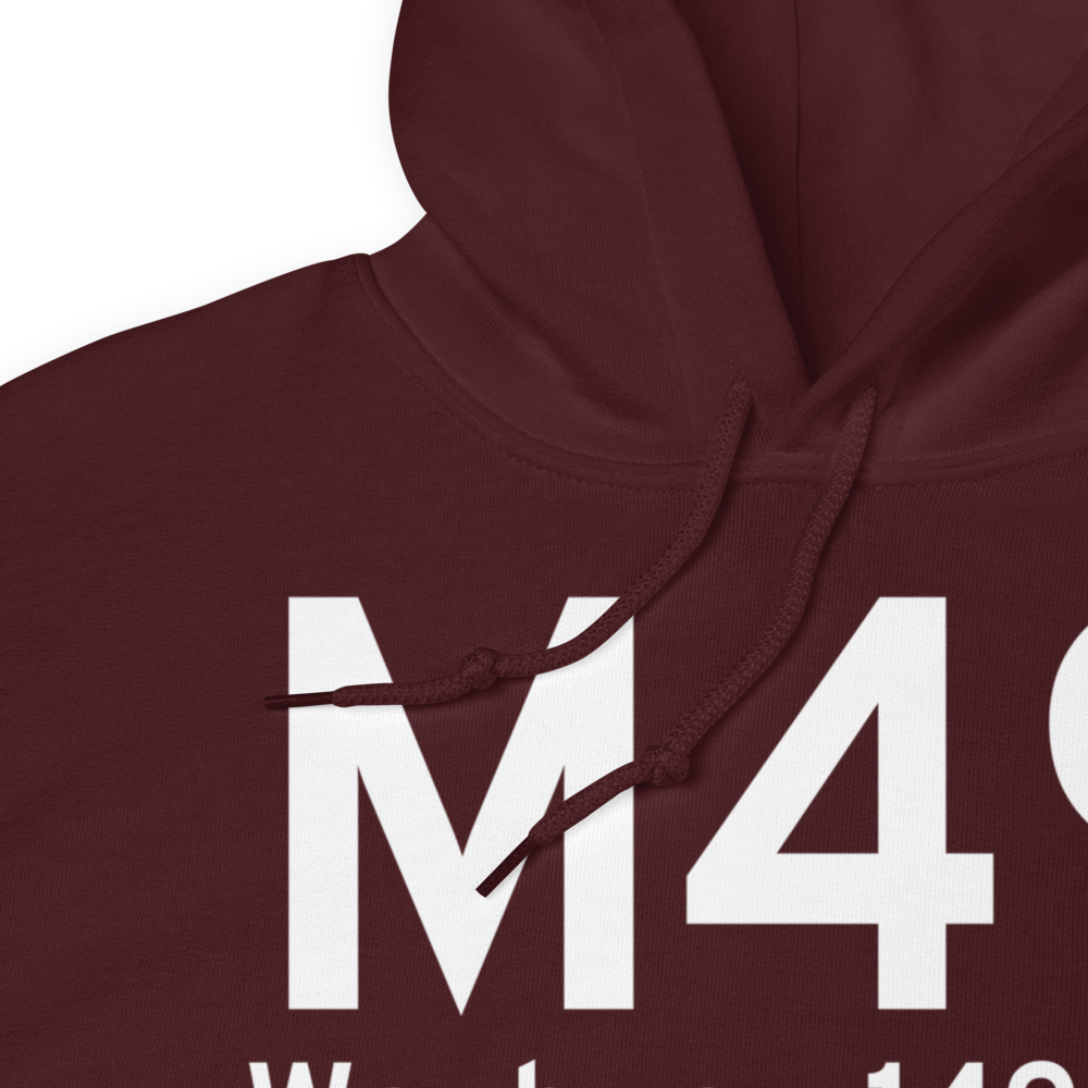 Waubun (M49) Airport Hoodie Sweatshirt 