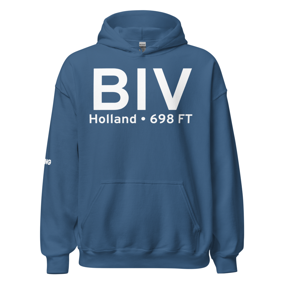Holland (KBIV) Airport Hoodie Sweatshirt 