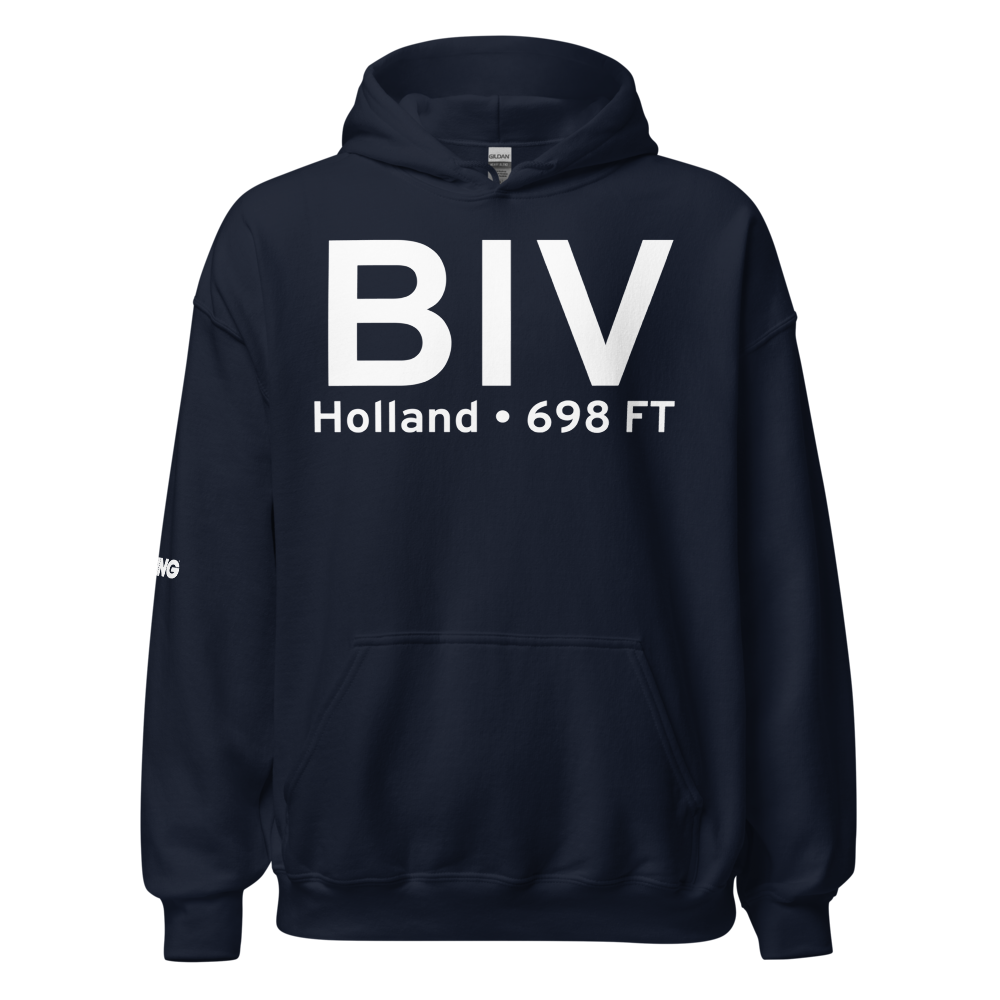 Holland (KBIV) Airport Hoodie Sweatshirt 