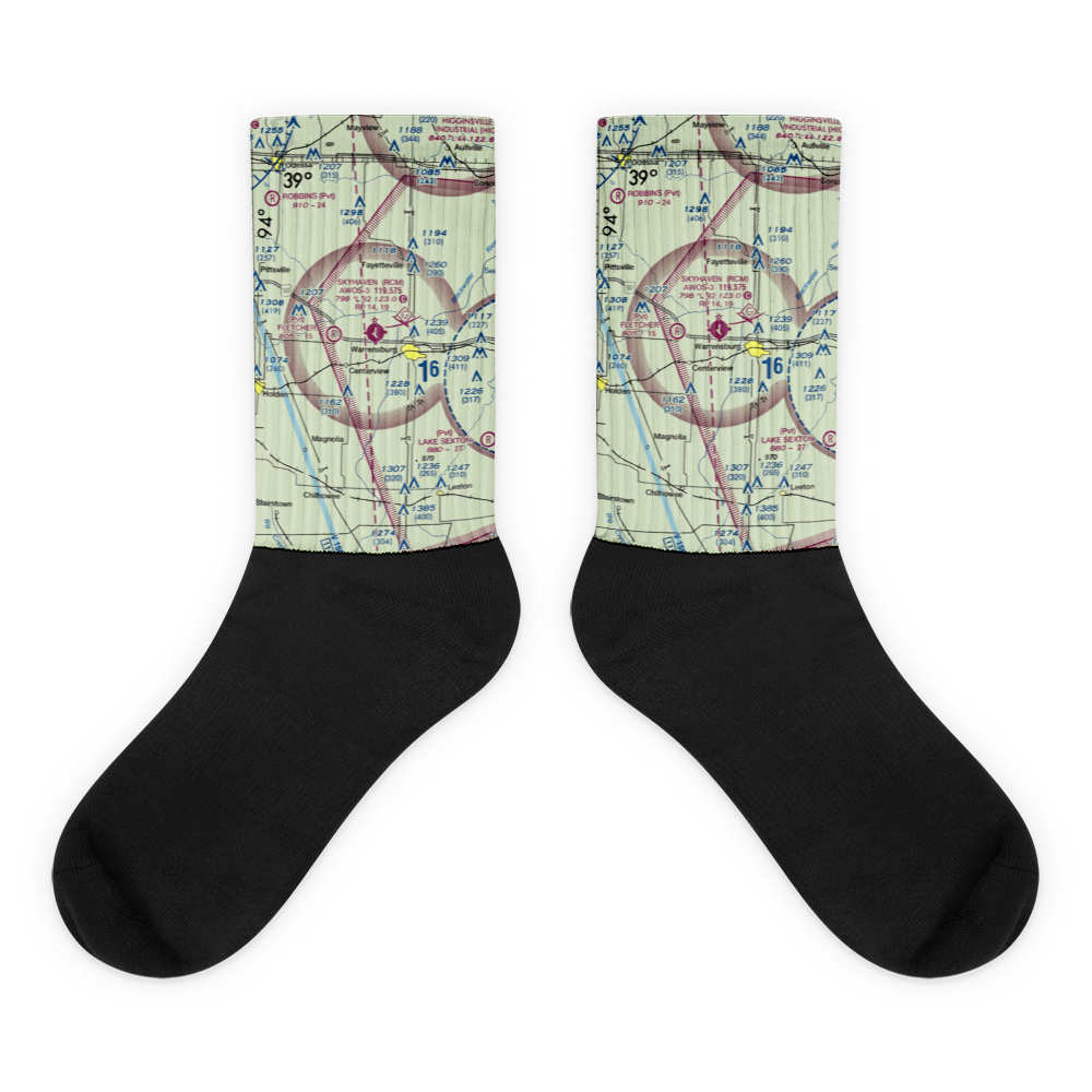 Skyhaven Airport (RCM) VFR Sectional Socks 