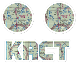 Nartron Field (RCT) VFR Sectional Sticker Pack