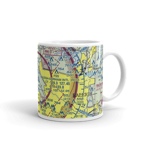 Raleigh Durham International Airport (RDU) VFR Sectional  Mug