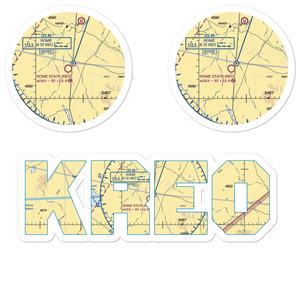 Rome State Airport (REO) VFR Sectional Sticker Pack