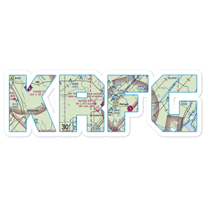 Rooke Field (RFG) VFR Sectional Sticker