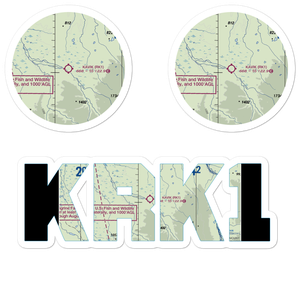 Kavik Strip (RK1) VFR Sectional Sticker Pack