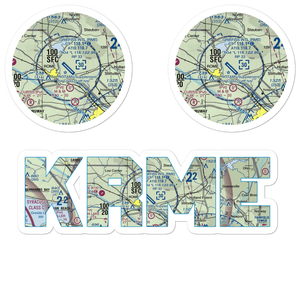 Griffiss International Airport (RME) VFR Sectional Sticker Pack
