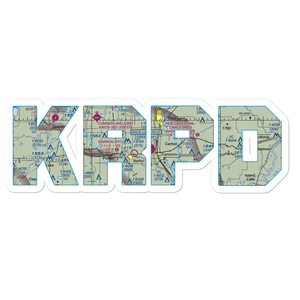 Rice Lake Regional Airport - Carl's Field (RPD) VFR Sectional Sticker