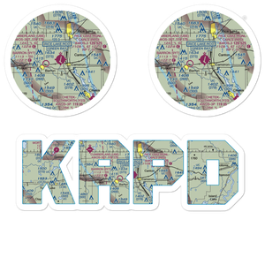 Rice Lake Regional Airport - Carl's Field (RPD) VFR Sectional Sticker Pack