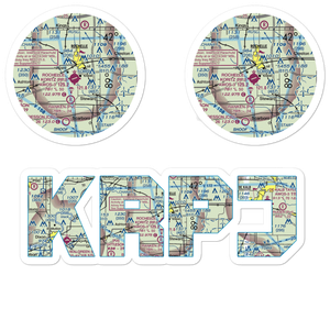 Rochelle Municipal Airport - Koritz Field (RPJ) VFR Sectional Sticker Pack