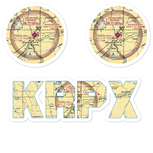 Roundup Airport (RPX) VFR Sectional Sticker Pack