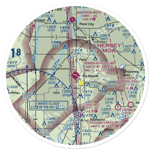 Roben Hood Airport (RQB) VFR Sectional Sticker (30 mile)