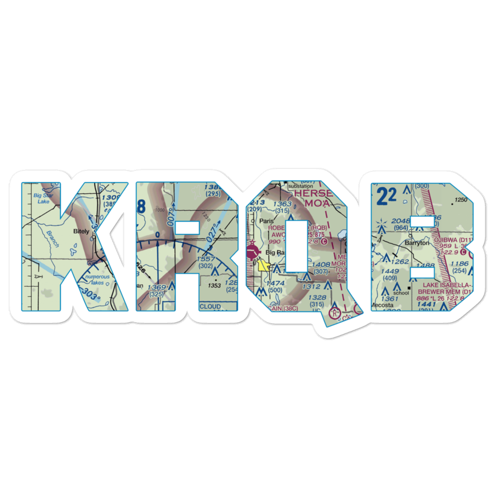 Roben Hood Airport (RQB) VFR Sectional Sticker 