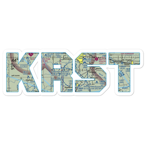 Rochester International Airport (RST) VFR Sectional Sticker