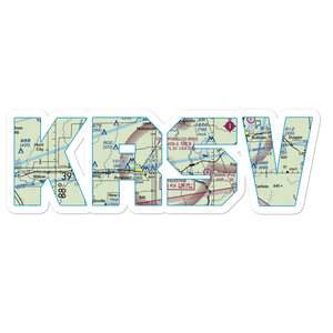 Robinson Municipal Airport (RSV) VFR Sectional Sticker