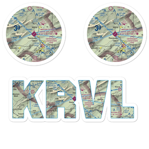 Mifflin County Airport (RVL) VFR Sectional Sticker Pack