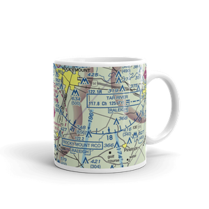 Rocky Mount Wilson Regional Airport (RWI) VFR Sectional  Mug